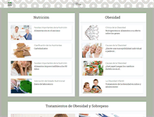 Tablet Screenshot of infonutricion.com